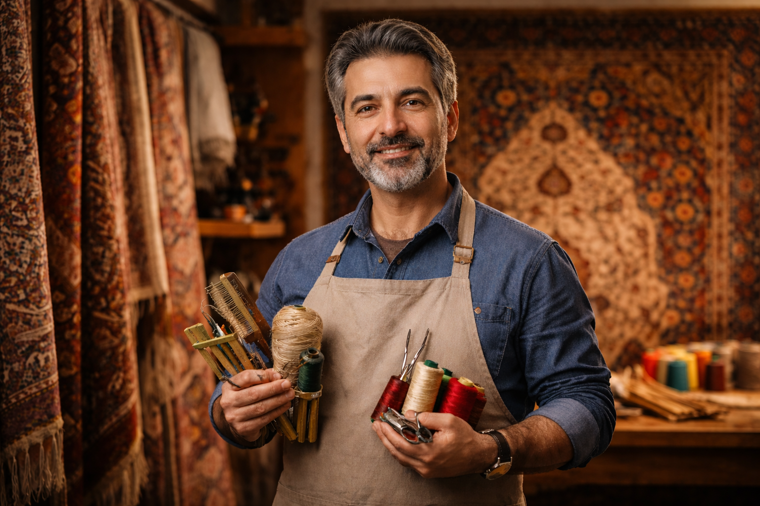 رفوگری فرش در ازگل